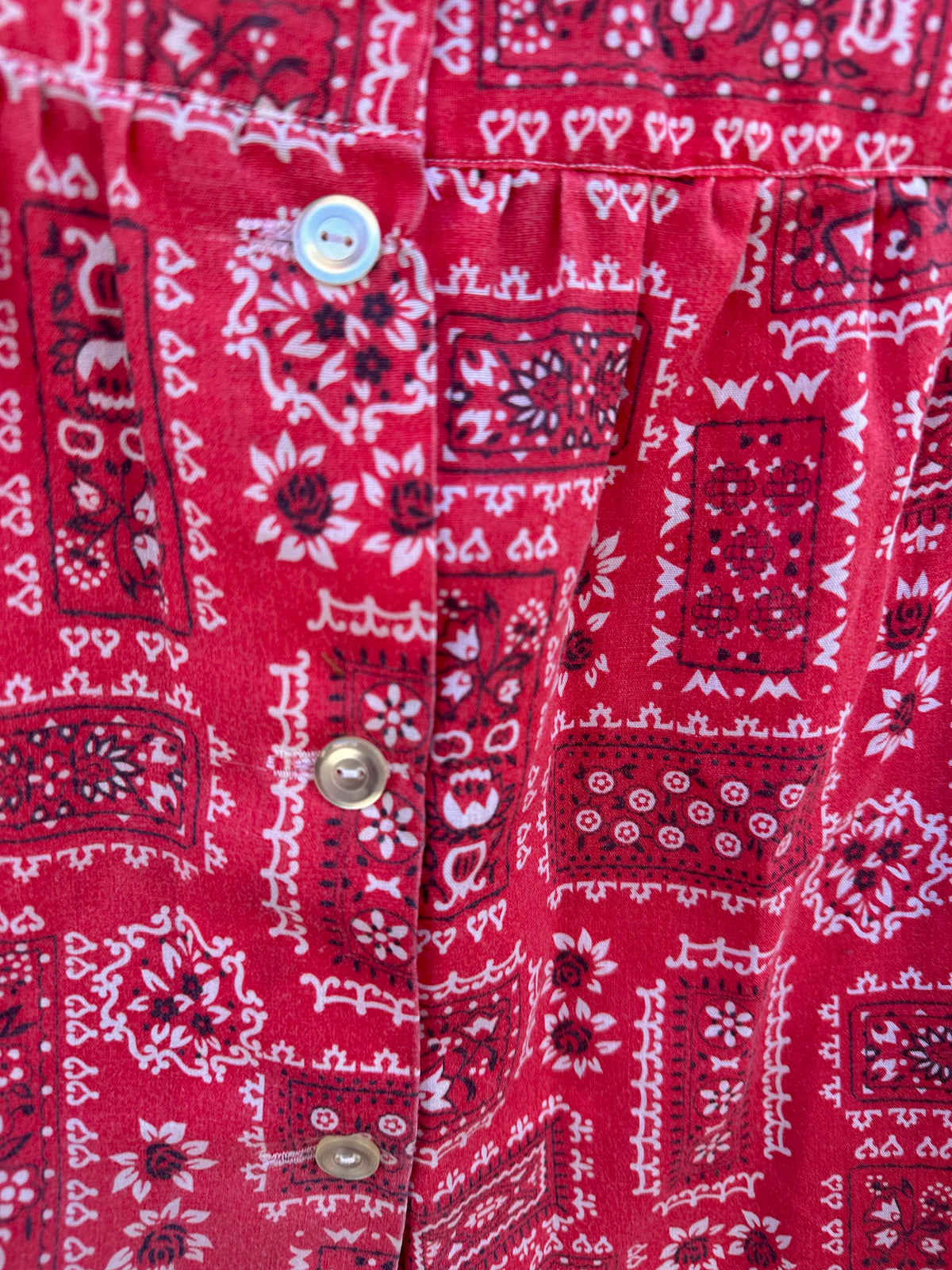 Vintage Women's Red, Orange & Yellow Tops – DESERT MOSS VINTAGE