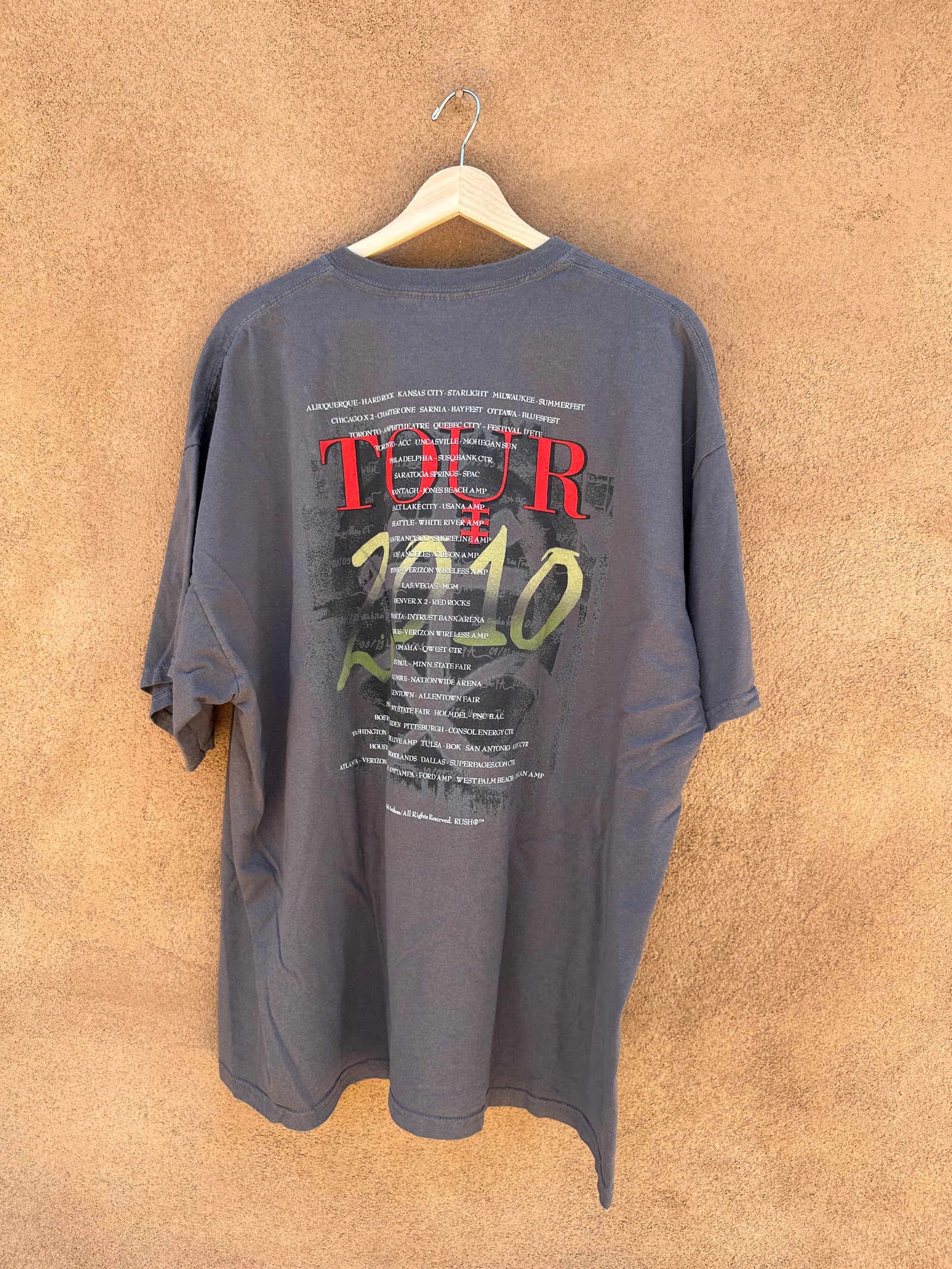 10s RUSH ラッシュTシャツ 2011年 time machine 4XL