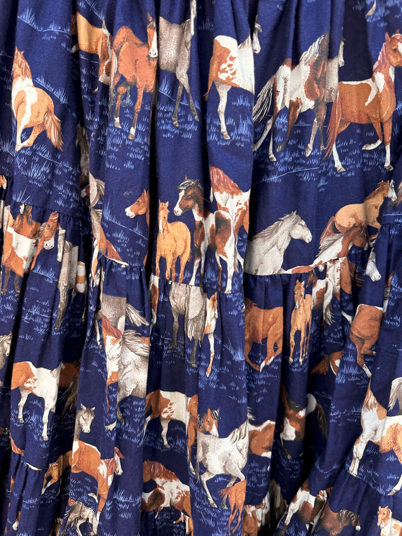 Wild Horses Vest & Skirt Set