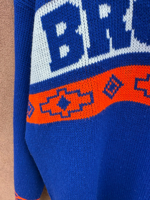 Denver Broncos ProElite Sweater with Southwest Patterns