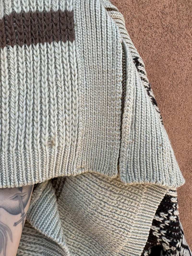 1970's Pendleton "Big Lebowski" Westerly 100% Wool Cardigan