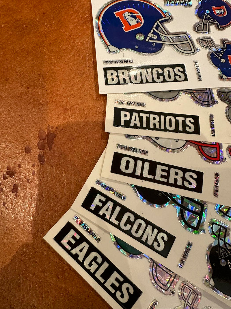 1990's NFL Stickers