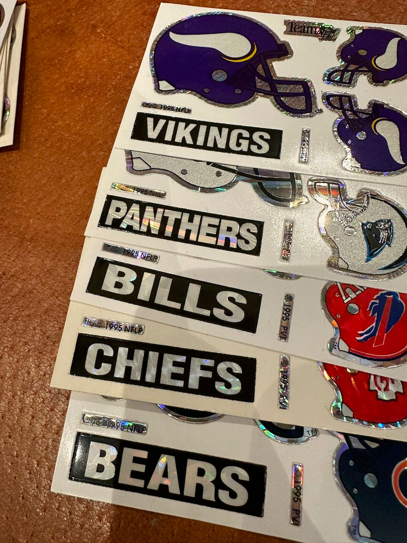 1990's NFL Stickers