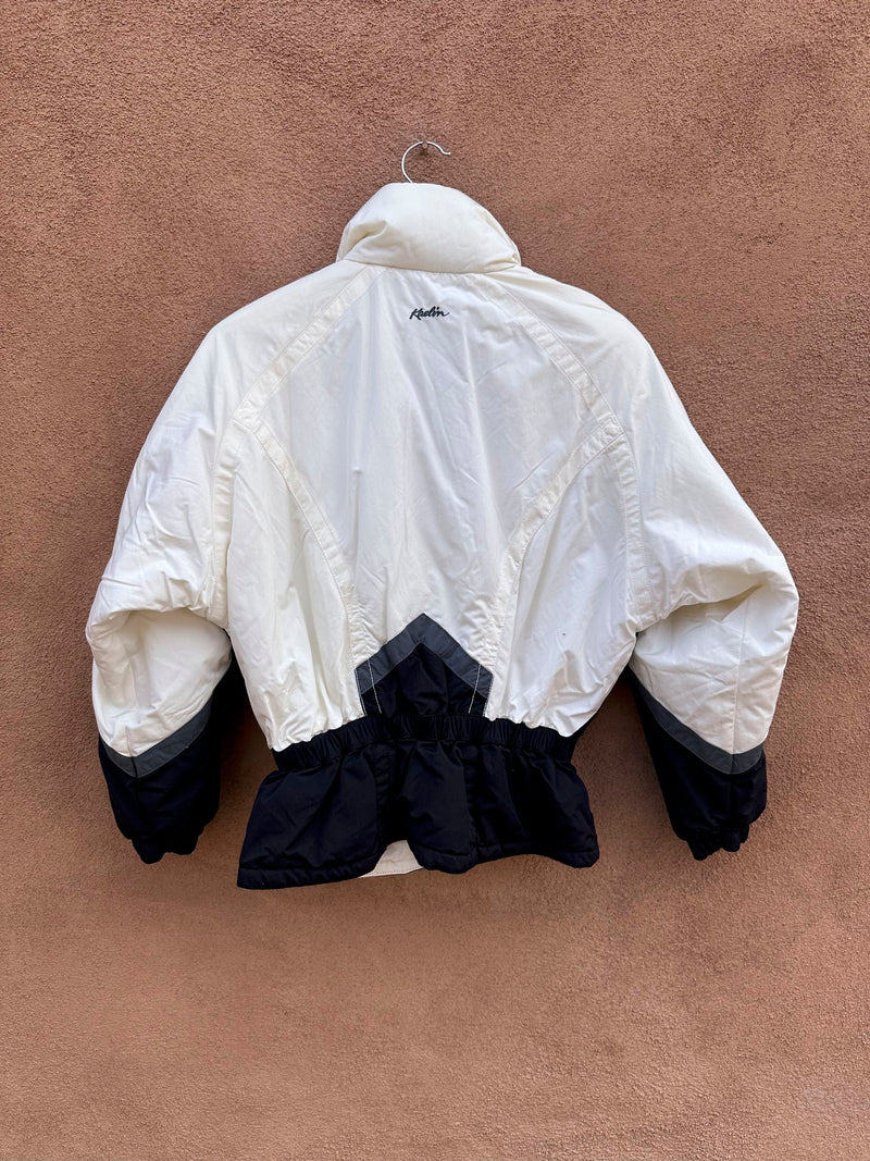 Black & White Kaelin Ski Jacket - as is