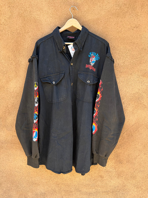 John's Rock n' Ride Grateful Dead Biker Shirt