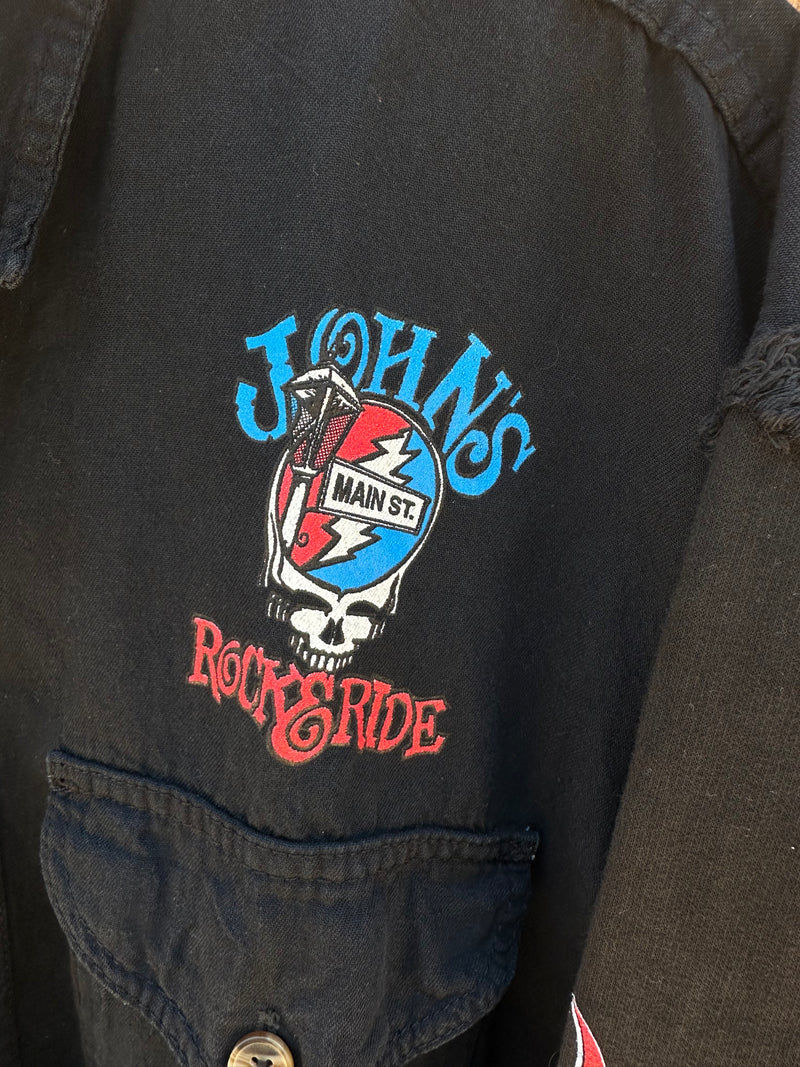 John's Rock n' Ride Grateful Dead Biker Shirt