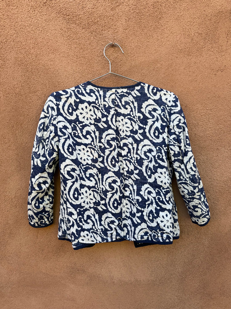 Shibori Style Reversible Jacket