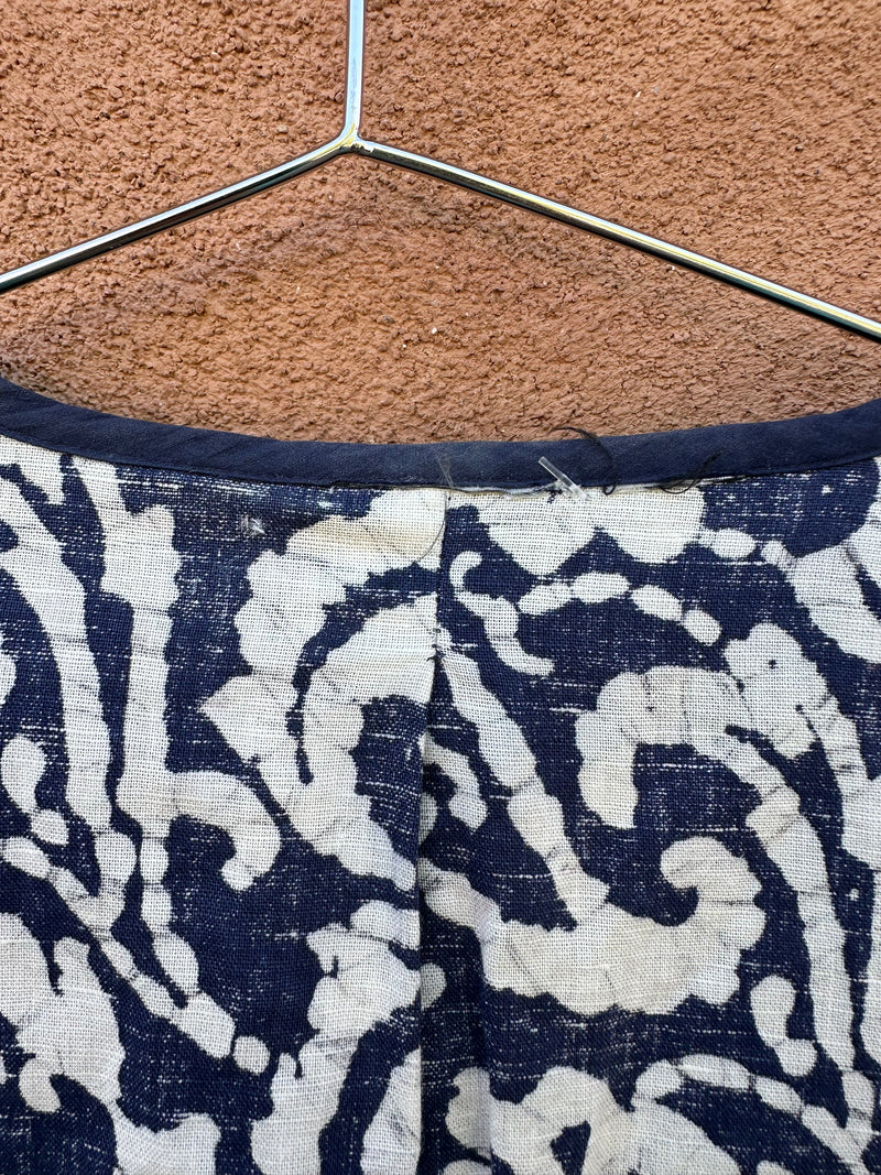 Shibori Style Reversible Jacket
