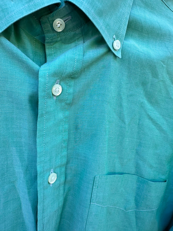 Green Justin Harvey Button Up Shirt