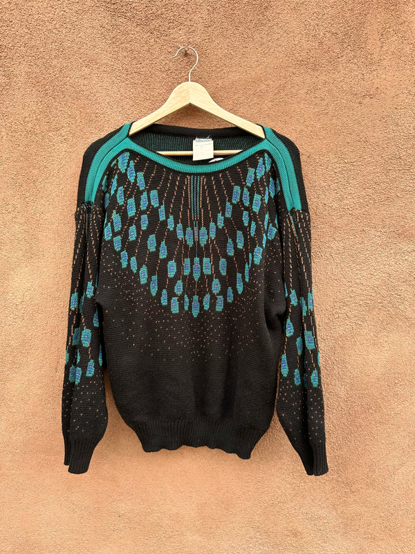 Peacock Feather Sweater by Sarina