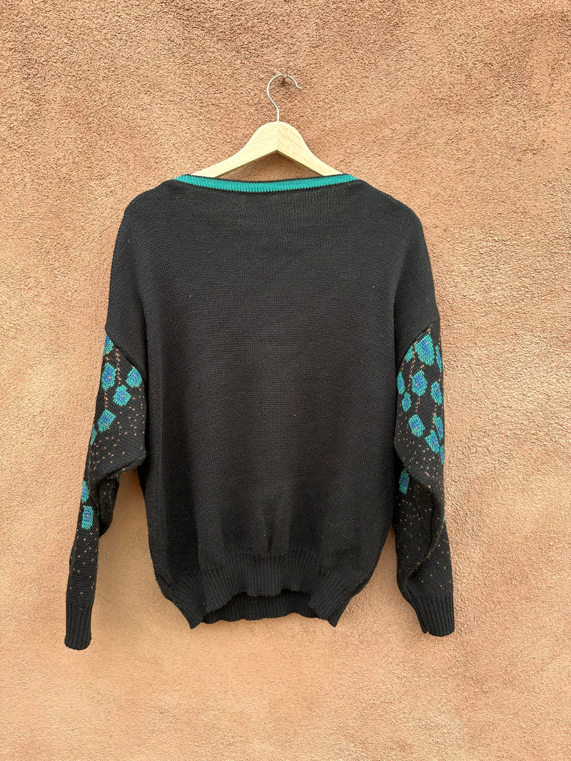 Peacock Feather Sweater by Sarina