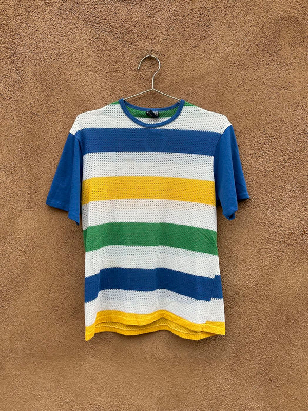 Ener-G's by Garan Striped Mesh Shirt