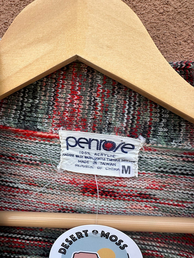 Penrose Space Dye 1960's Cardigan