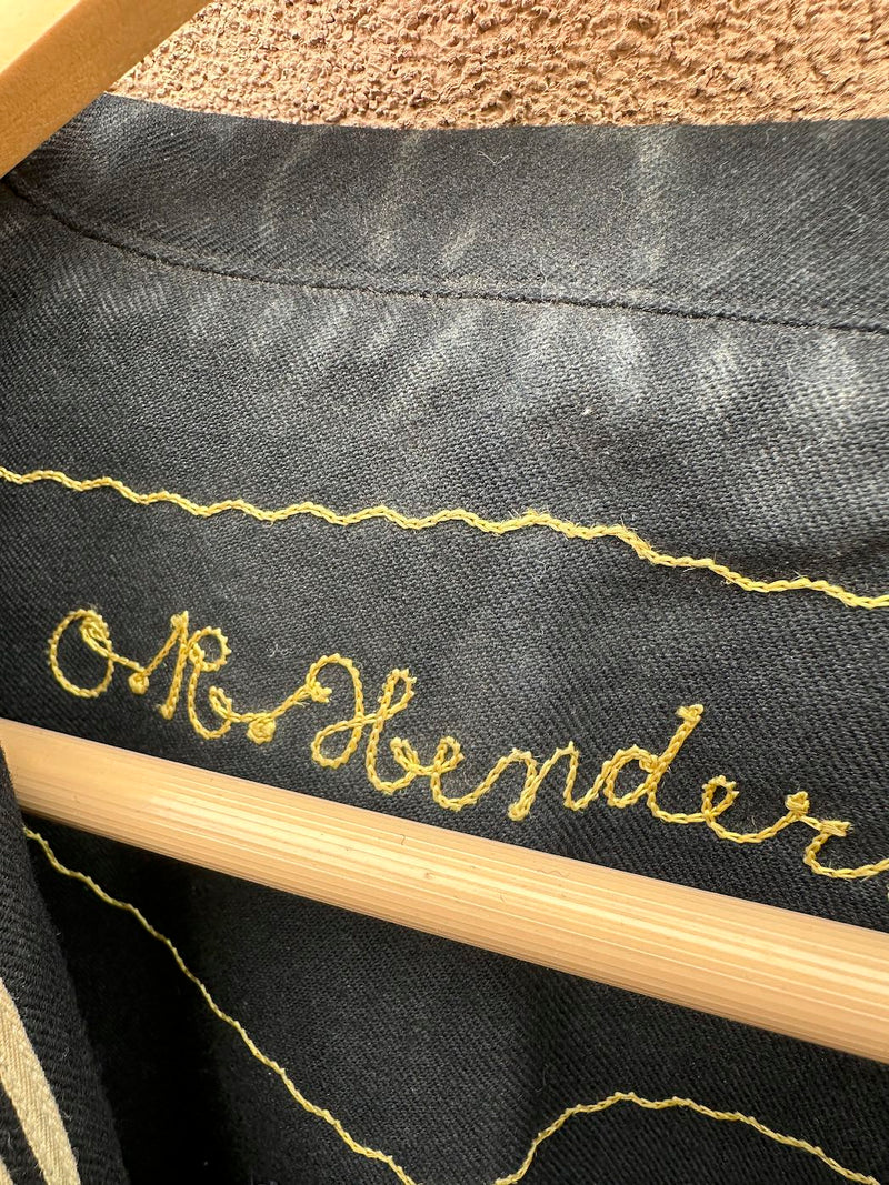 The Gobs Dress Blues Gabardine Naval Shirt, 1950's