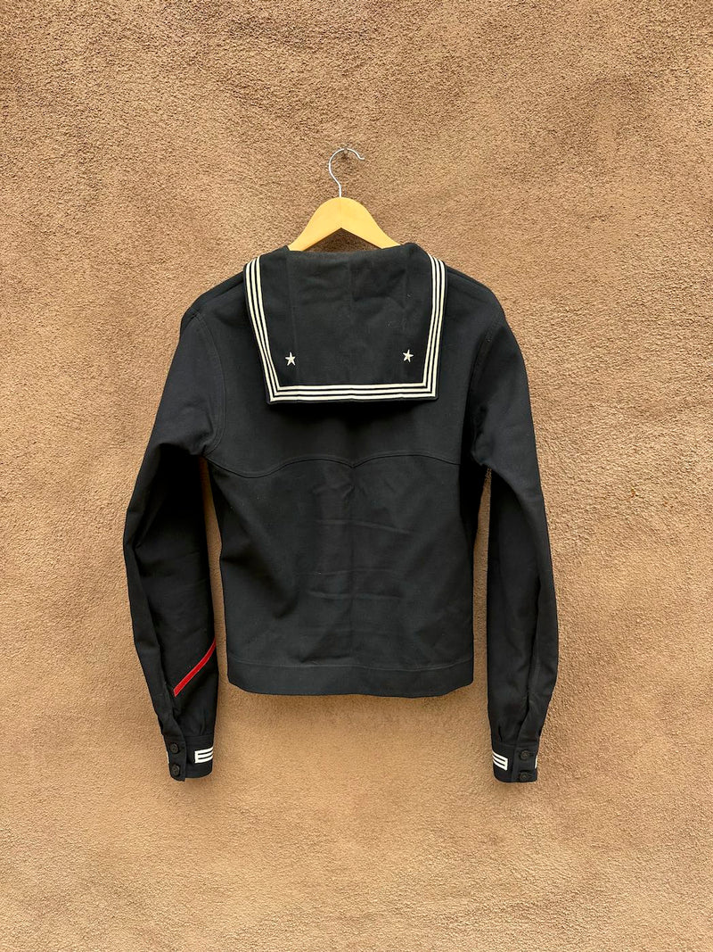 The Gobs Dress Blues Gabardine Naval Shirt, 1950's