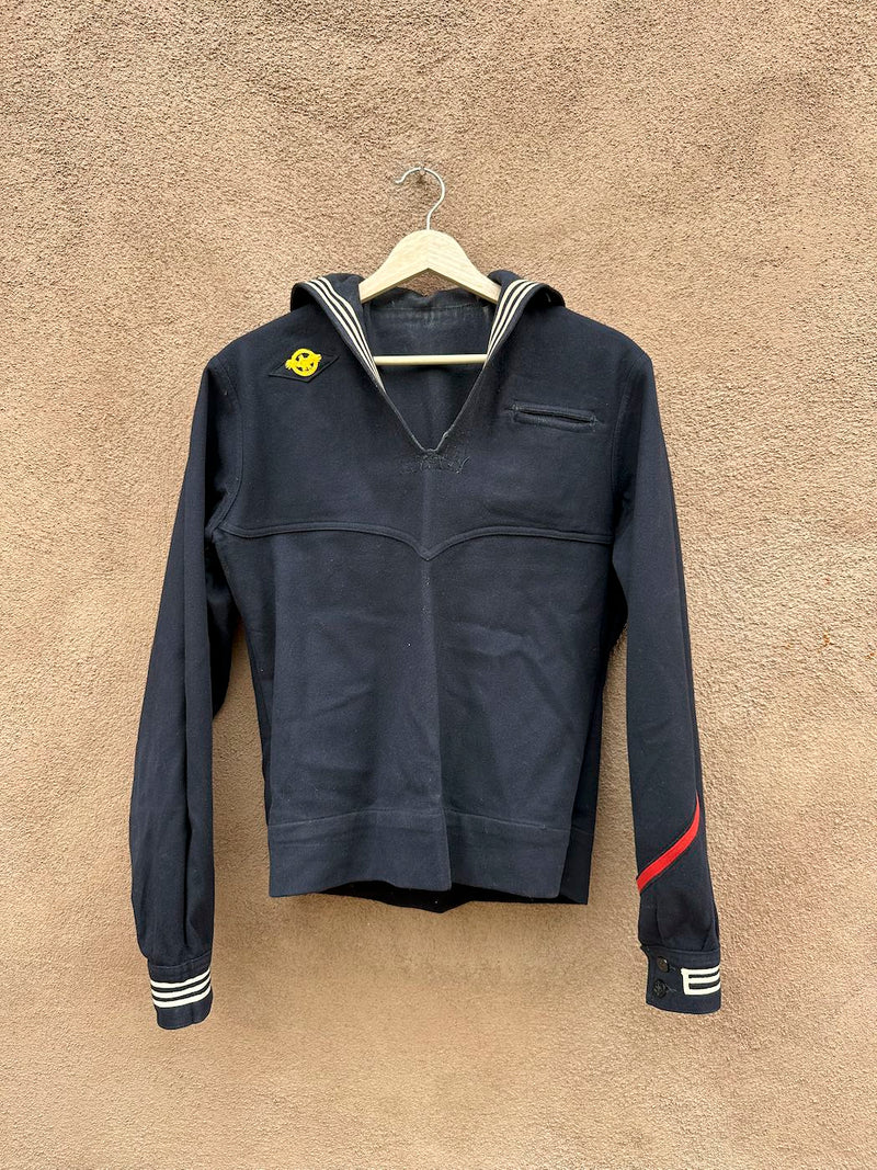 1950's Naval Clothing Factory Wool Cracker Jack Shirt