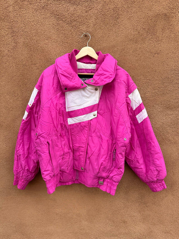 Bubblegum Pink Cornice Ski Jacket - Medium