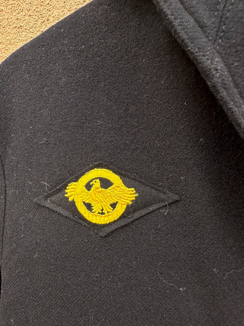 1950's Naval Clothing Factory Wool Cracker Jack Shirt - as is