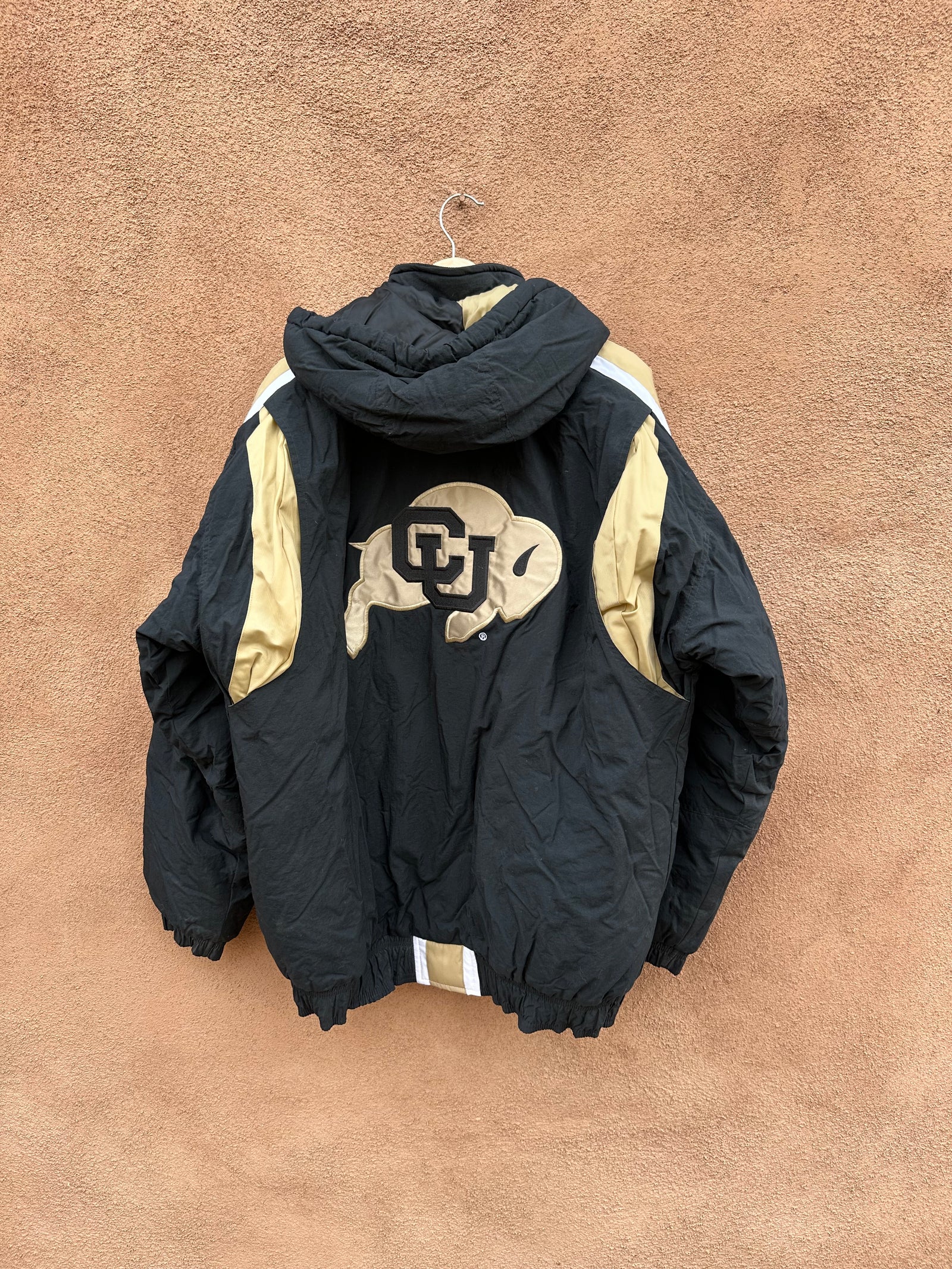 Vintage Colorado Buffaloes Hooded Puffer by Starter - Large 