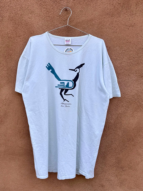 Albuquerque, NM Abstract Southwest Style Roadrunner T-shirt