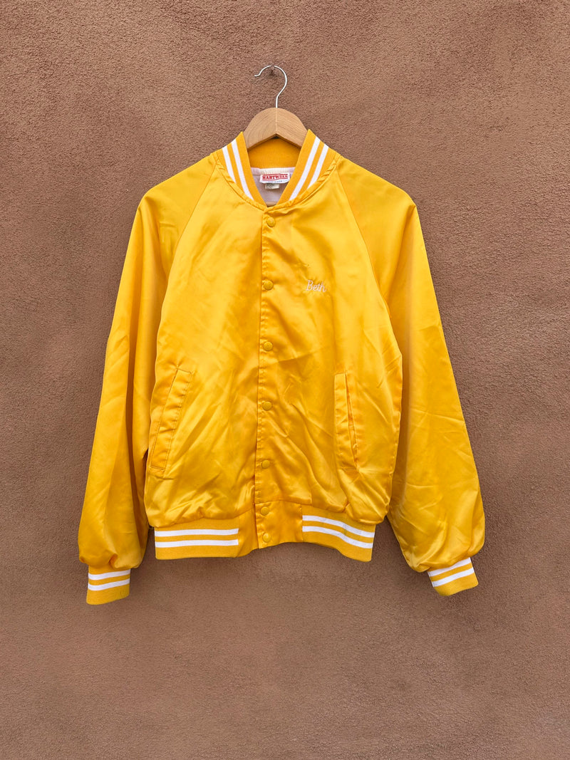 Yellow Satin Jacket - Screamin Eagles, Albuquerque, NM