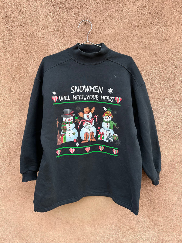Snowmen Will Melt Your Heart Sweatshirt