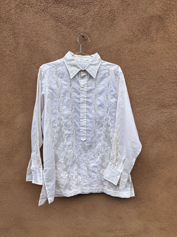 1950's Espiritu Shirt - Embroidery with Mesh Windows