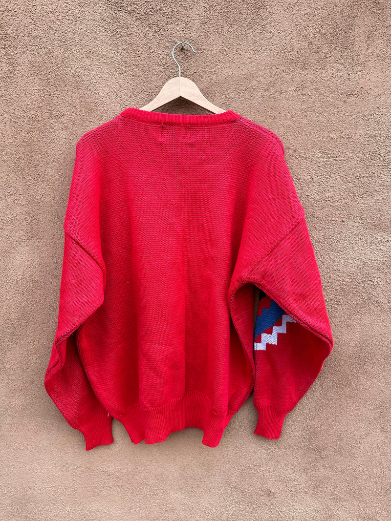 80's Sportime Actionwear Southwest Style Sweater