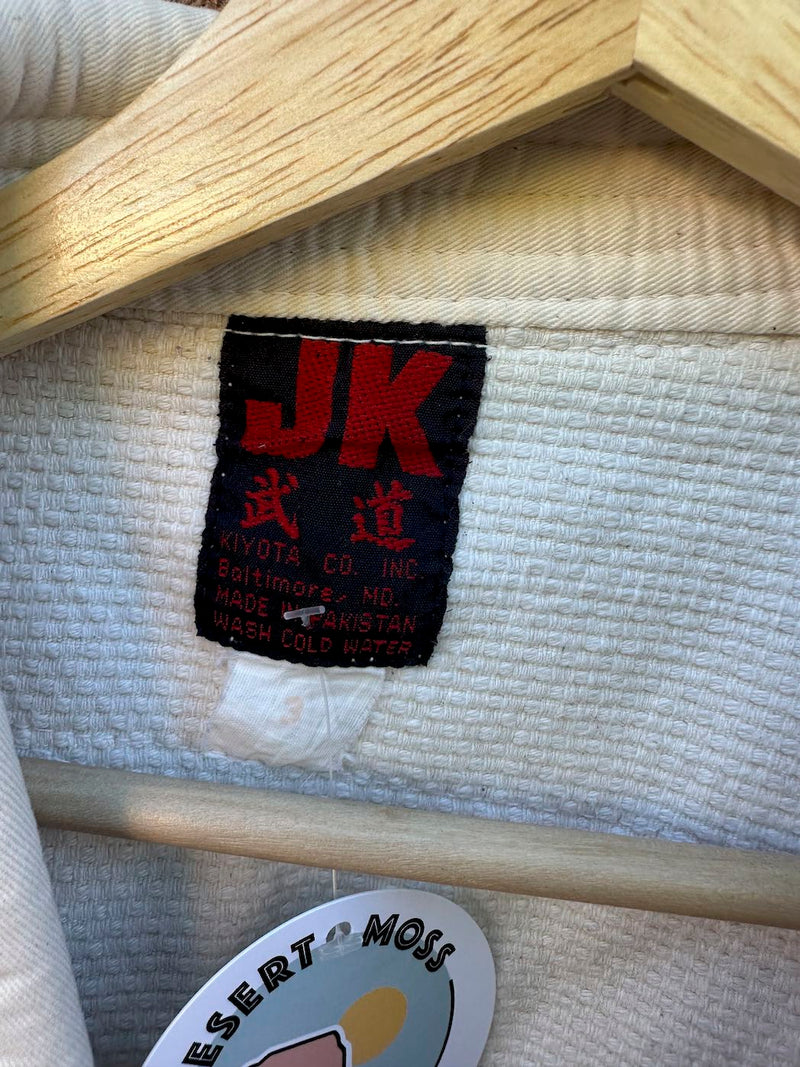 1980's JK Cotton Martial Arts Gi, Cotton Bohemian Jacket