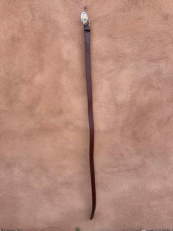 Brown Leather Badger Belt, 52