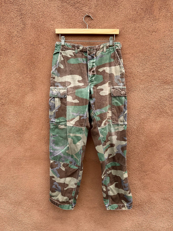 Perfectly Faded Camo Cargo Pants 27 - 31