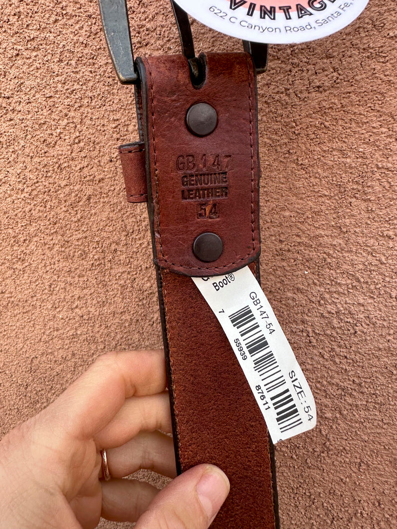 Georgia Boot Co. Size 54 Leather Belt