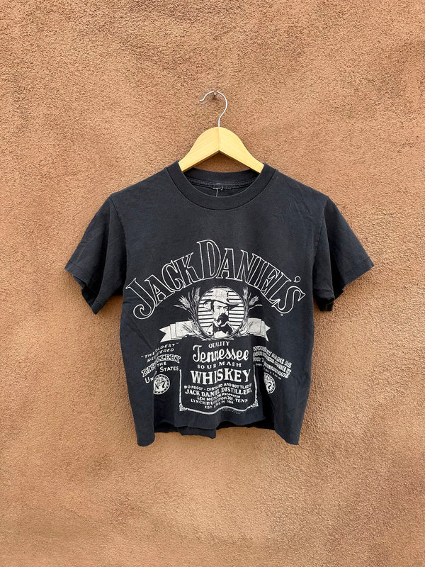 1980's Jack Daniels Cropped T-shirt