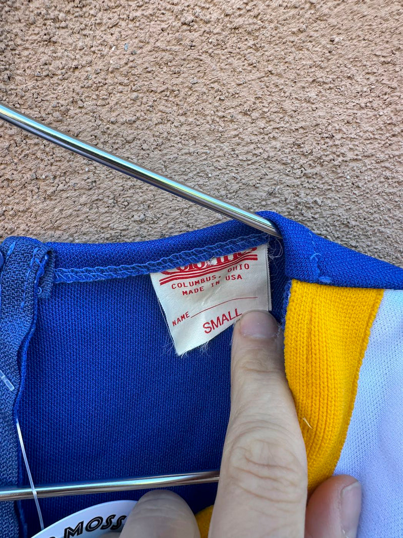 Cheerleader/Ice Dancer Outfit, Yellow-Blue