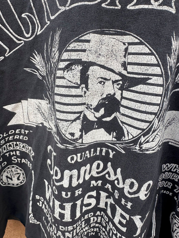 1980's Jack Daniels Cropped T-shirt