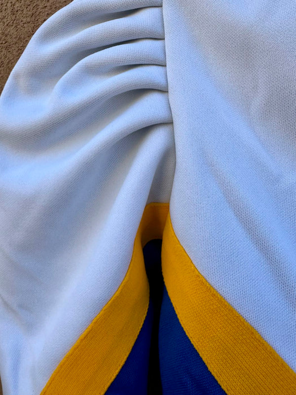Cheerleader/Ice Dancer Outfit, Yellow-Blue