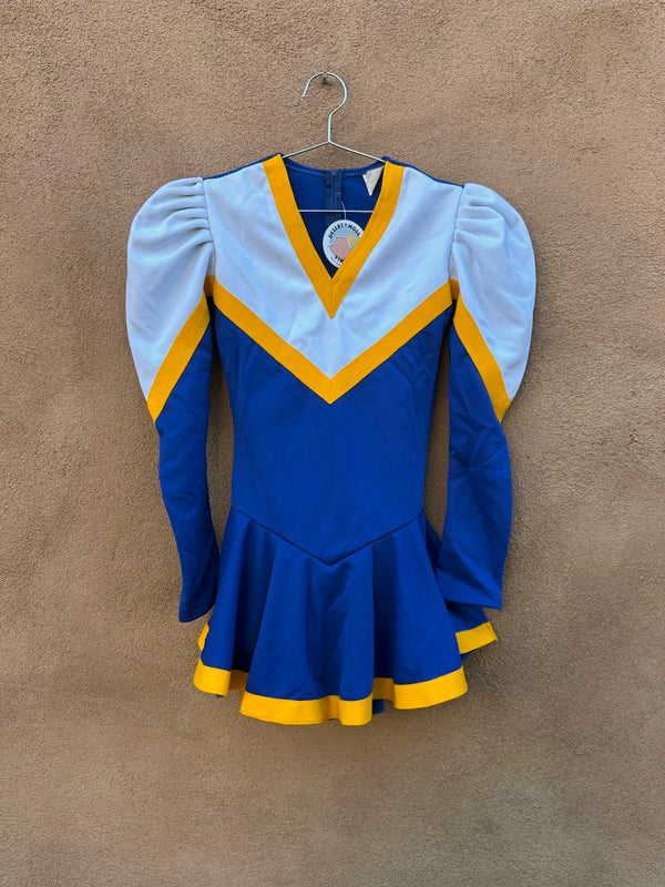 Cheerleader/Ice Dancer Outfit, Yellow-Blue