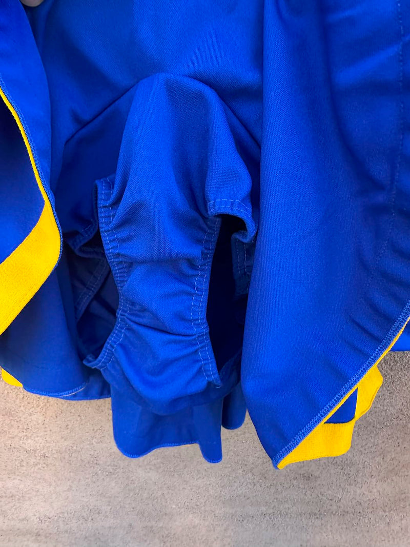 Cheerleader/Ice Dancer Outfit, Yellow-Blue