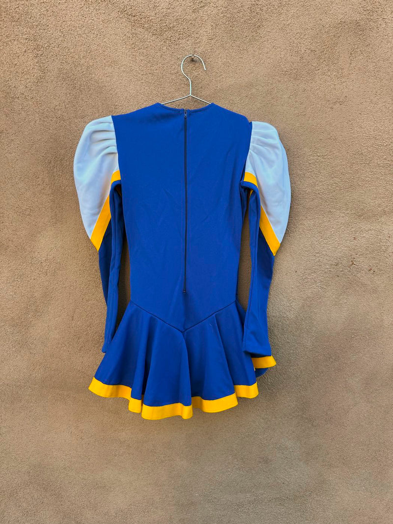 Cheerleader/Ice Dancer Outfit, Yellow-Blue