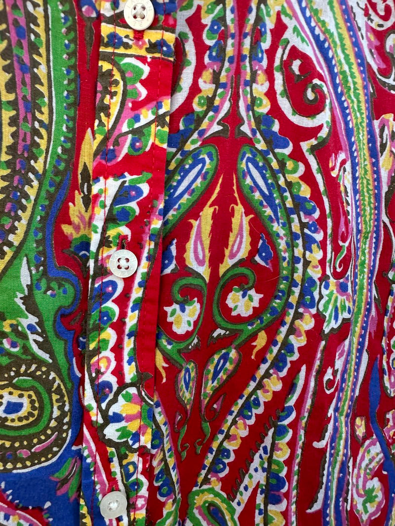 Red Paisley Lauren Ralph Lauren Blouse