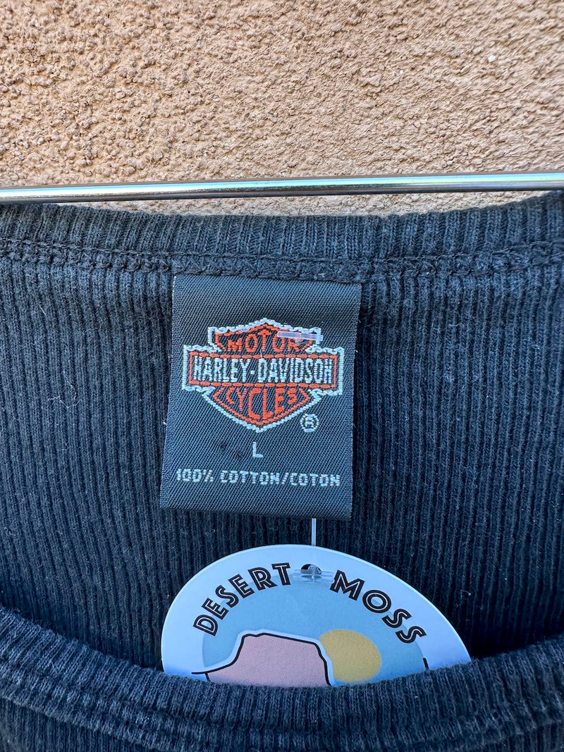 2000 Chicks Harley Davidson Black Tank Top