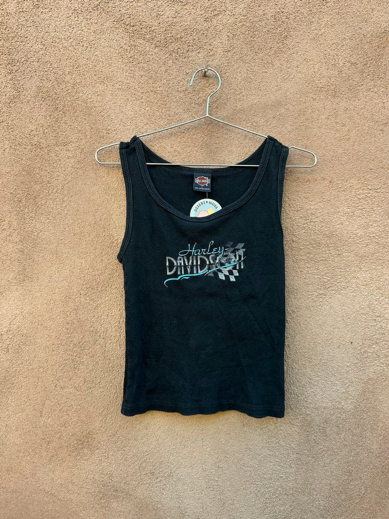 2000 Chicks Harley Davidson Black Tank Top
