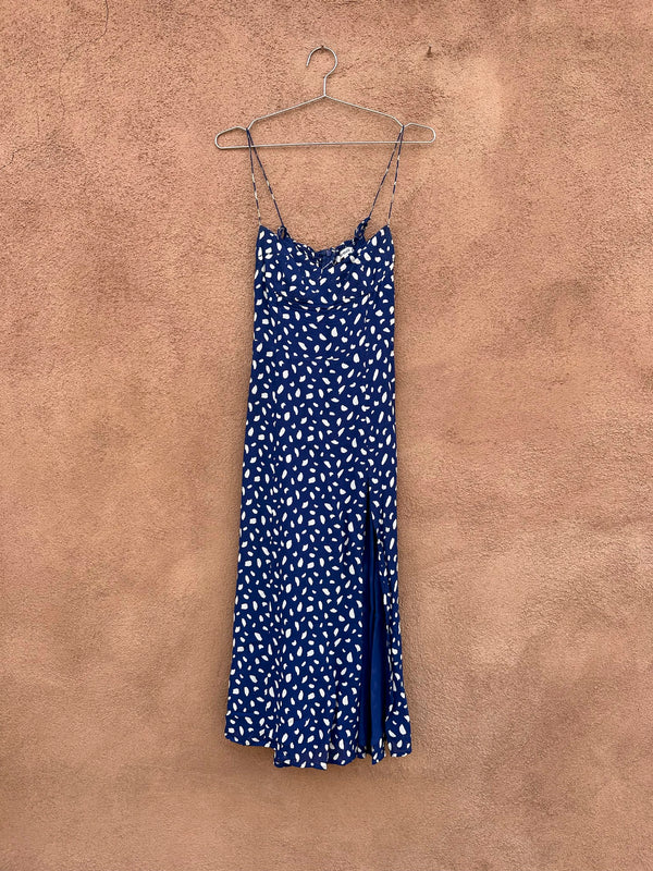 Blue & White Reformation Strap Dress, 2