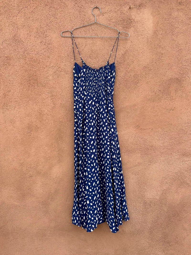 Blue & White Reformation Strap Dress, 2