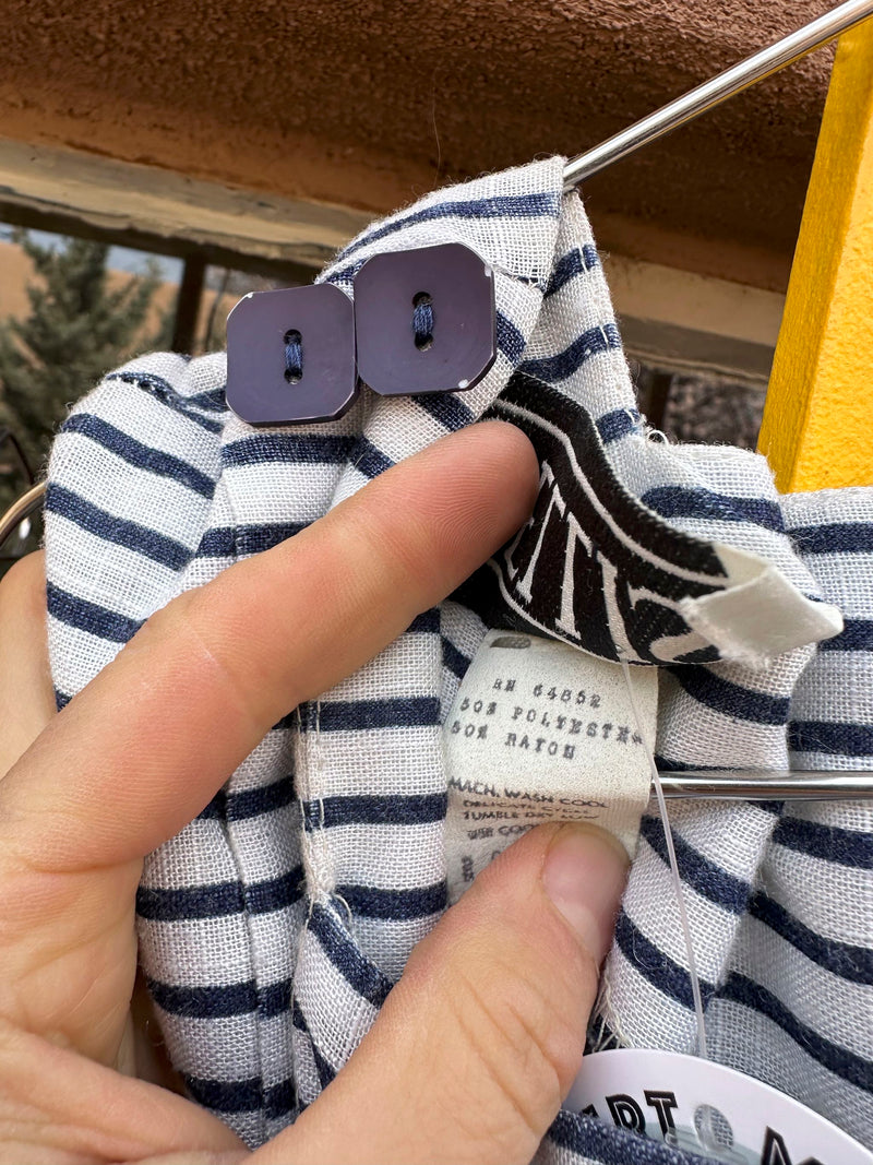 J. Ellis Blue & White Dress, 8, Pockets