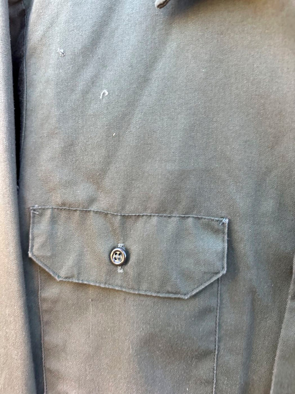 Drab Green Army Shirt m/L as is