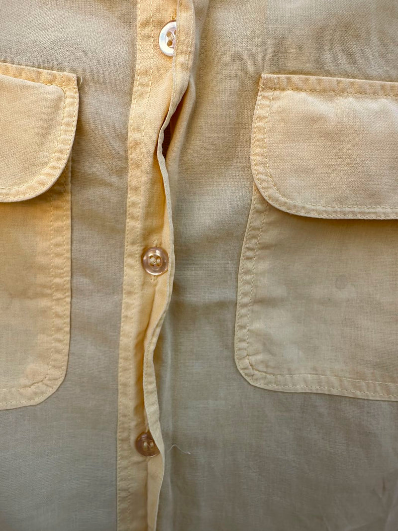 Yellow Franck Olivier Cotton Blouse, small