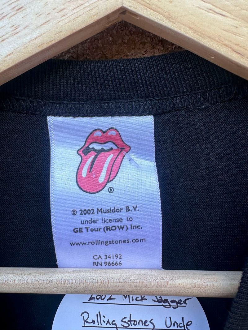 2002 Mick Jagger Rolling Stones Uncle Sam Muscle Tee