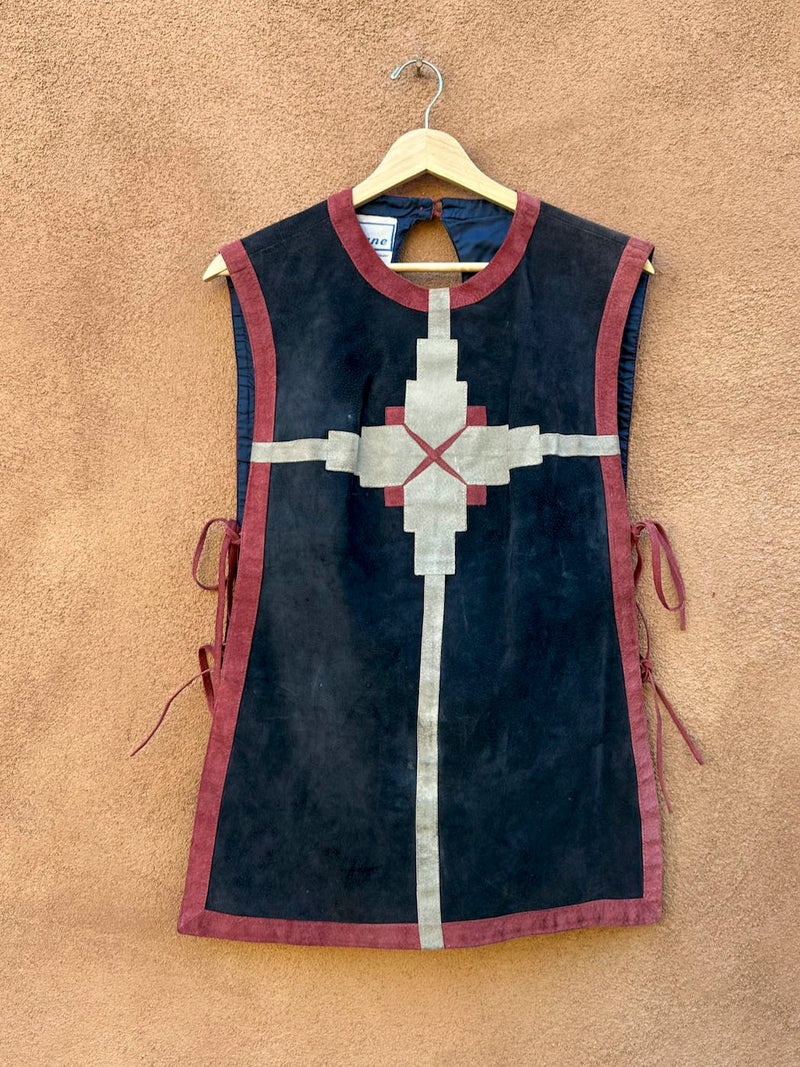 1970's Suede Tunic by Shayne, British Crown Colony of Hong Kong