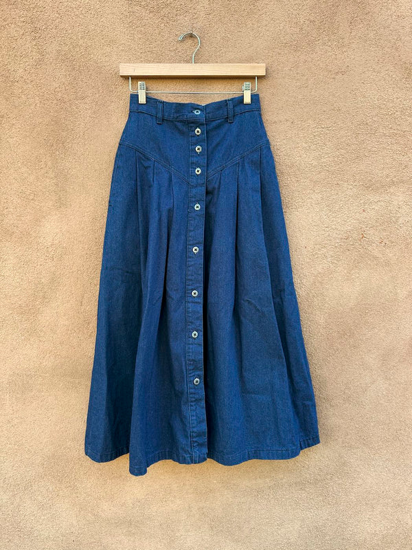 Sundance Denim Skirt, 3/4, Made in USA